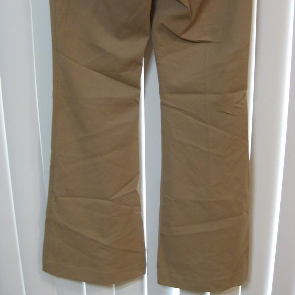NWT Express tan khaki Columnist dress pants trousers 0 S short - Picture 6 of 9